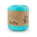 Włóczka Fibranatura Raffia 116-09 / rafia papierowa / turkus