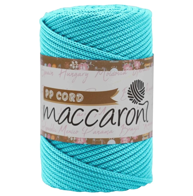 Sznurek poliestrowy Maccaroni PP Cord 4mm / aqua
