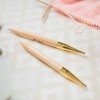 Druty do wymiennych żyłek KnitPro Basix Beech - bukowe