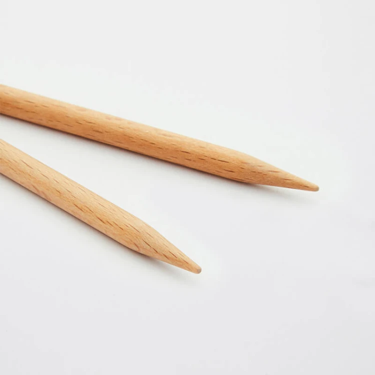 Druty do wymiennych żyłek KnitPro Basix Beech - bukowe