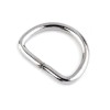 Półkole metalowe 20mm / nikiel / 26x19x3 mm / 10 szt. / 750706
