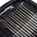 Zestaw szydełek Ruhhy / etui + akcesoria dziewiarskie / 50 elementów