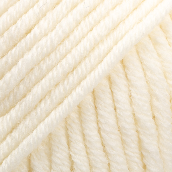 Włóczka Drops Big Merino 01 / ecru / uni color