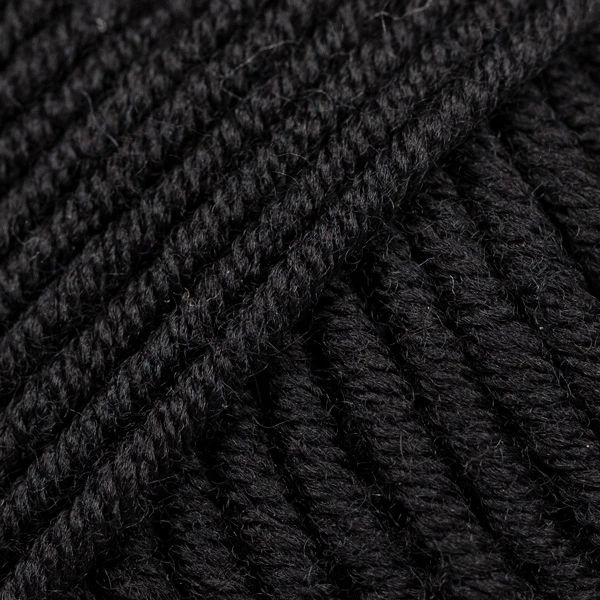 Włóczka Drops Big Merino 04 / czerń / uni color