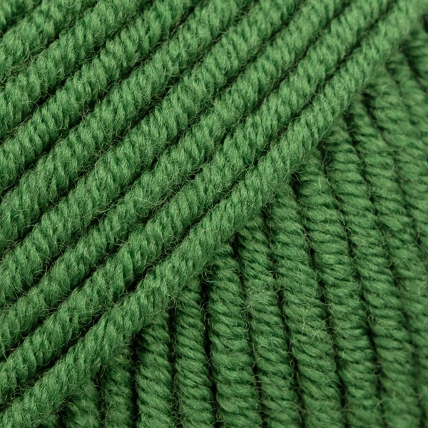 Włóczka Drops Big Merino 14 / zielony leśny / uni color