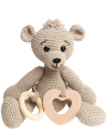 Zestaw sensoryczny / szydełko / Go handmade Teddy Kit beige