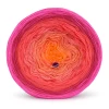 KOKONEK B187 "motek Dagmary" - Ultra róż/magenta/koral/papaja/mango/intensywny pomarańcz