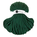 Sznurek pleciony bawełniany Bobbiny Jumbo / Leśny / Pine Green / 9mm / 100m