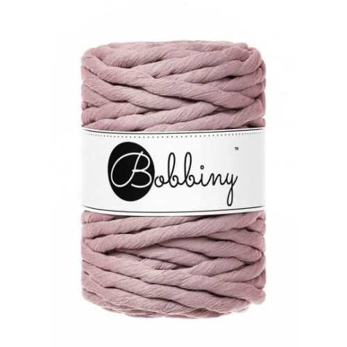 Sznurek skręcany bawełniany Bobbiny Macrame Cord / Wrzosowy / Mauve / 9mm / 30m