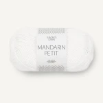 Włóczka Sandnes Garn Mandarin Petit 1001 / biel