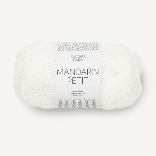 Włóczka Sandnes Garn Mandarin Petit 1002 / ecru