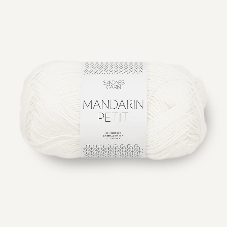 Włóczka Sandnes Garn Mandarin Petit 1002 / ecru