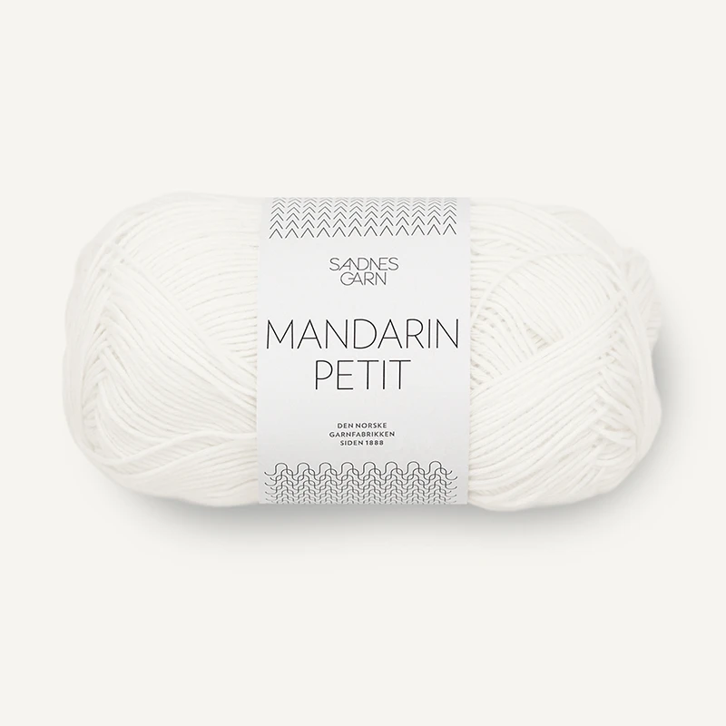 Włóczka Sandnes Garn Mandarin Petit 1002 / ecru
