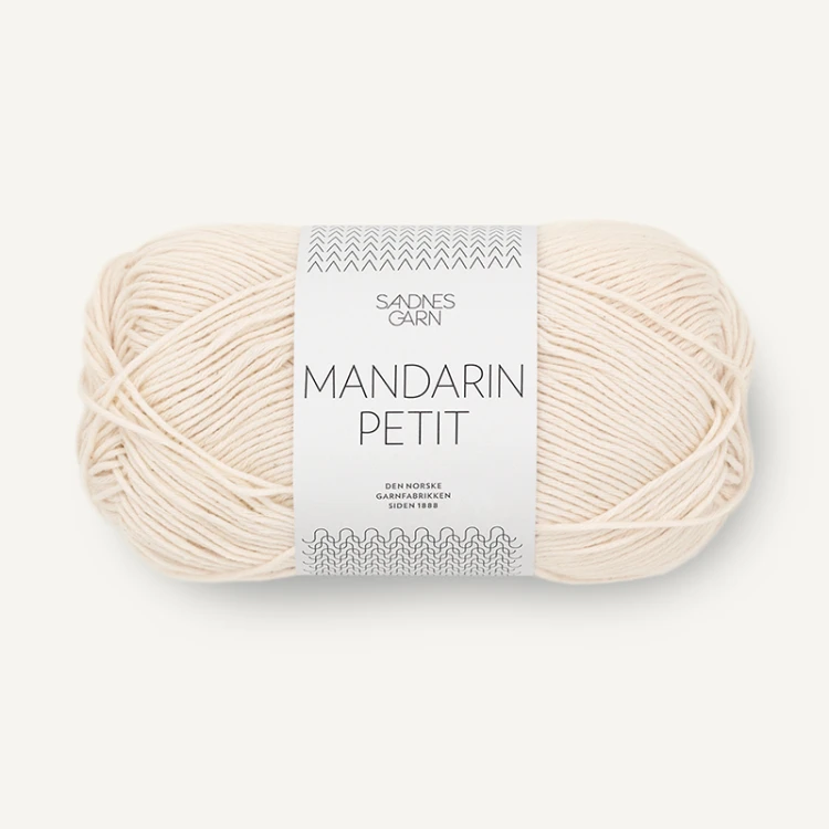 Włóczka Sandnes Garn Mandarin Petit 1012 / krem