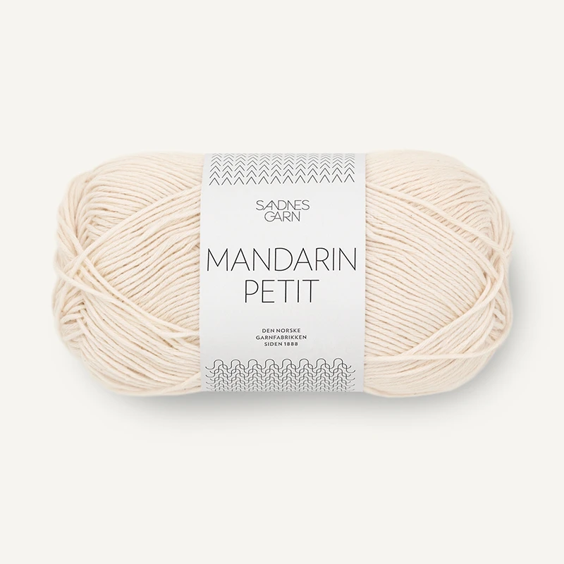 Włóczka Sandnes Garn Mandarin Petit 1012 / krem