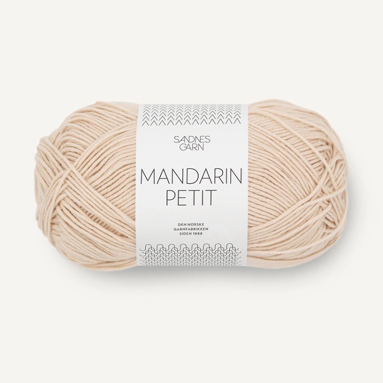 Włóczka Sandnes Garn Mandarin Petit 3011 / beż