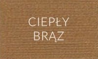 CIEPŁY BRĄZ