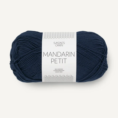 Włóczka Sandnes Garn Mandarin Petit 6073 / zgaszony granat