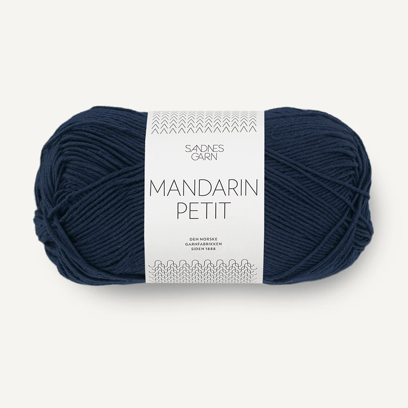 Włóczka Sandnes Garn Mandarin Petit 6073 / zgaszony granat