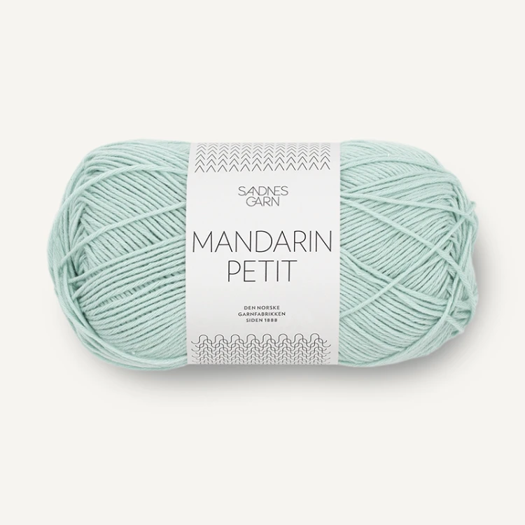Włóczka Sandnes Garn Mandarin Petit 7720 / mięta