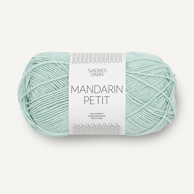 Włóczka Sandnes Garn Mandarin Petit 7720 / mięta