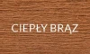 CIEPŁY BRĄZ