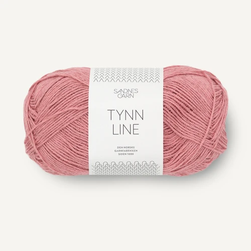 1Włóczka Sandnes Garn Tynn Line 4323 / jasna malwa
