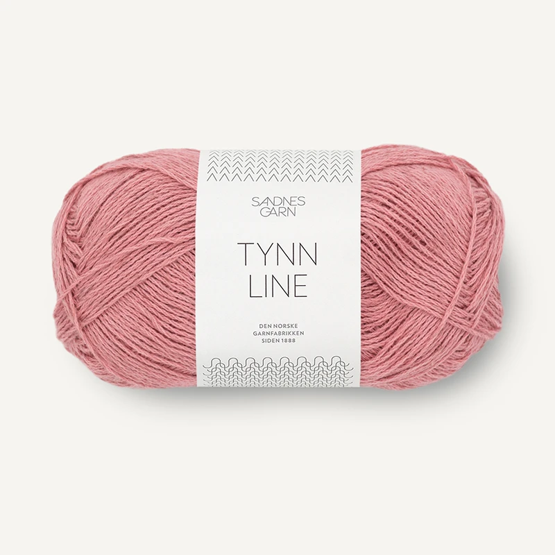 1Włóczka Sandnes Garn Tynn Line 4323 / jasna malwa
