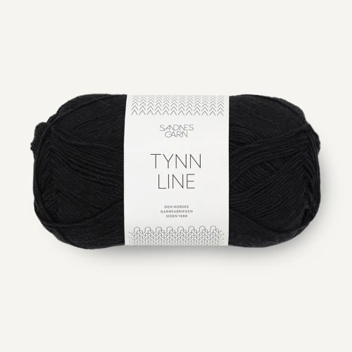 Włóczka Sandnes Garn Tynn Line 1099 / czerń