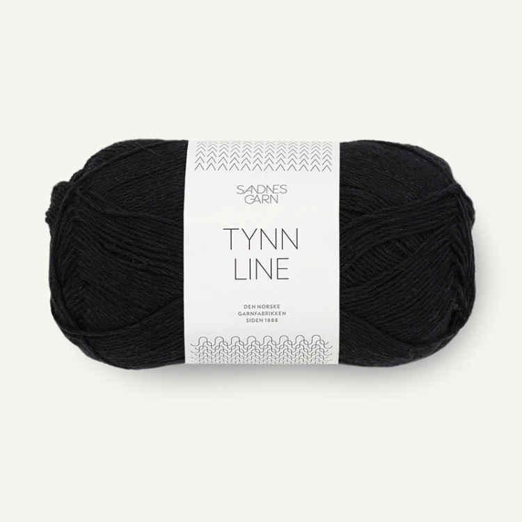 Włóczka Sandnes Garn Tynn Line 1099 / czerń
