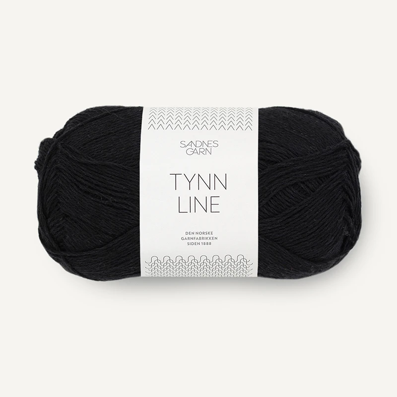 Włóczka Sandnes Garn Tynn Line 1099 / czerń