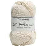 Włóczka Go Handmade Soft Bamboo "double"  / 17751 złamana biel 