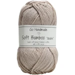 Włóczka Go Handmade Soft Bamboo "double"  / 17752 jasny beż