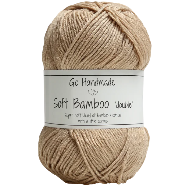 Włóczka Go Handmade Soft Bamboo "double" / 17753 orzech włoski