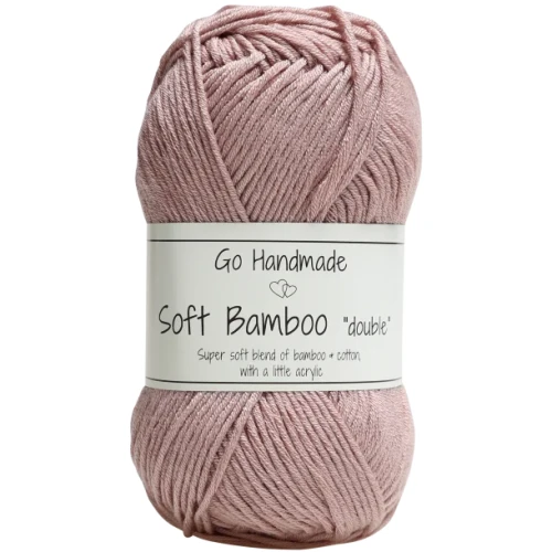 Włóczka Go Handmade Soft Bamboo "double" / 17755 Vintage róż