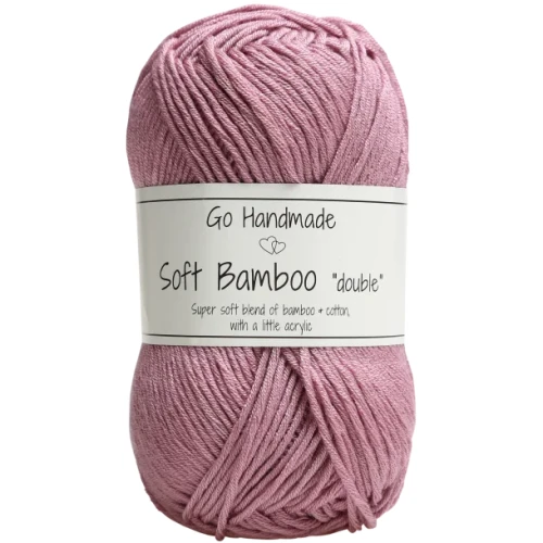 Włóczka Go Handmade Soft Bamboo "double" / 17757 Antyczna Róża
