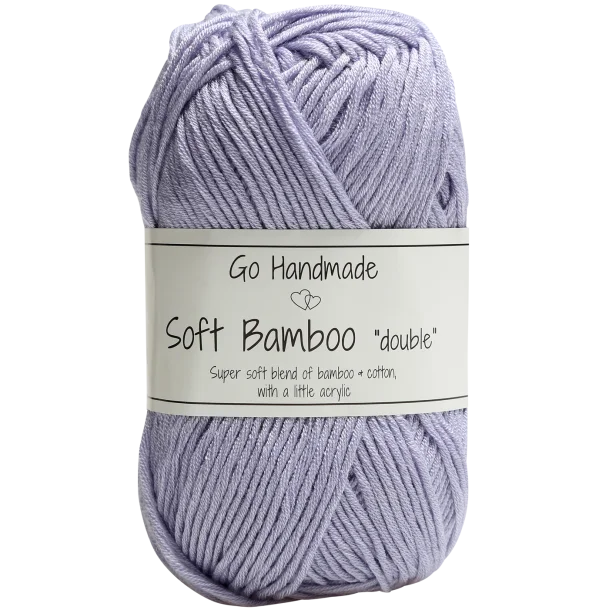 Włóczka Go Handmade Soft Bamboo "double" / 17760 fiolet
