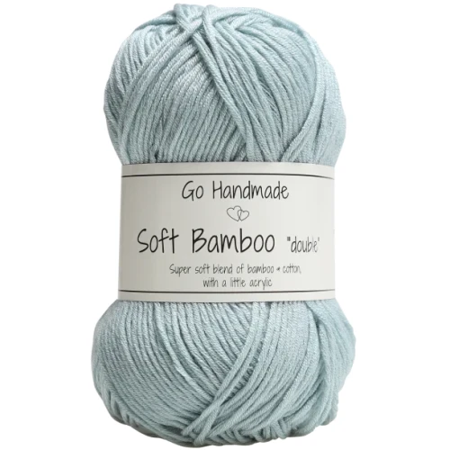 Włóczka Go Handmade Soft Bamboo "double" / 17762 lazurowy błękit