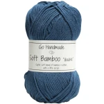 Włóczka Go Handmade Soft Bamboo "double"  / 17764 niebieski