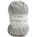 Włóczka Go Handmade Soft Bamboo "double"  / 17769 jasny szary