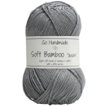 Włóczka Go Handmade Soft Bamboo "double"  / 17770 szary 