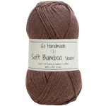 Włóczka Go Handmade Soft Bamboo "double"  / 17774 karmelowy brąz