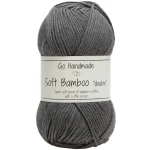 Włóczka Go Handmade Soft Bamboo "double"  / 17775 mysi szary