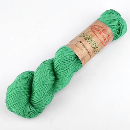 Włóczka Stenli Bamboo 10 / szmaragdowa zieleń