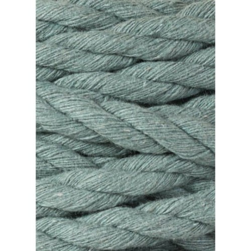 Sznurek skręcany 3-żyłowy bawełniany Bobbiny 3ply Macrame Rope / Laurowy / Laurel / 9mm / 30m