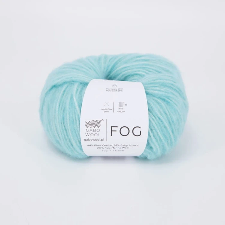 Włóczka Gabo Wool Fog 6230 / turkus