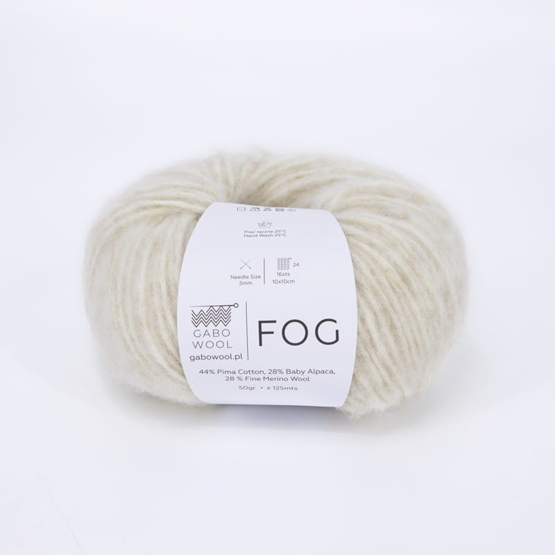 Włóczka Gabo Wool Fog 6680 / beż