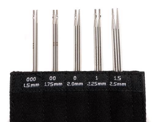 Zestaw drutów wymiennych ChiaoGoo Twist Lace / 5 par drutów / 10 cm / 1,50 - 2,50 mm / 7400-M