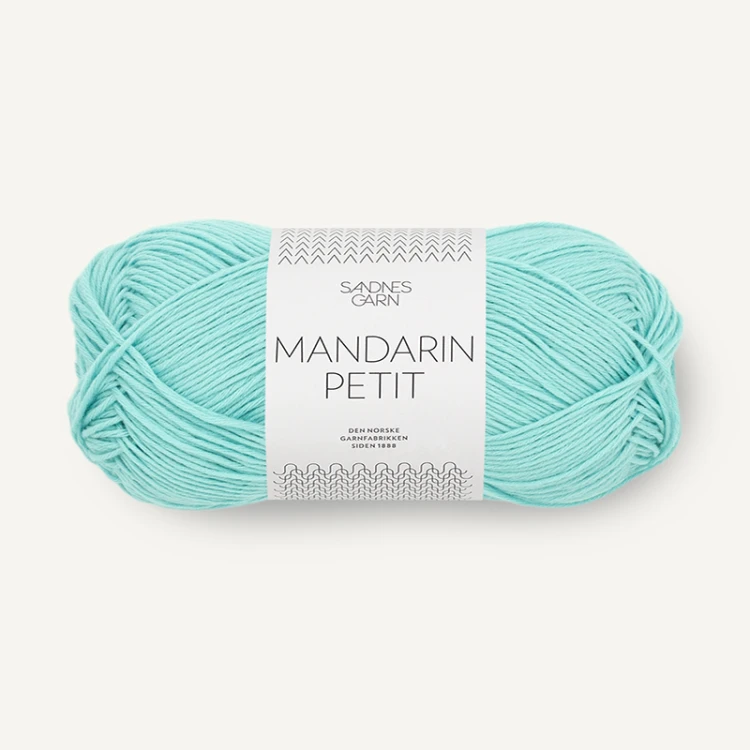 Włóczka Sandnes Garn Mandarin Petit 7213 / aqua