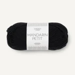 Włóczka Sandnes Garn Mandarin Petit 1099 / czerń